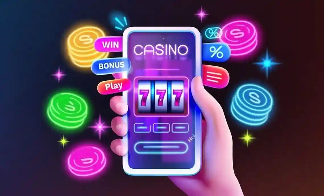 winslot slot game catalogue displayed on a mobile screen